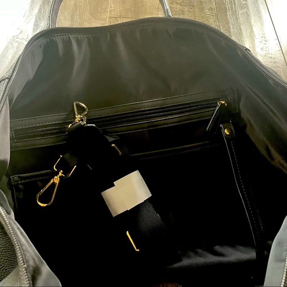 Faux Leather Overnight Bag - Picture 3 of 4